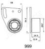 JAPANPARTS BE-999 Tensioner, timing belt